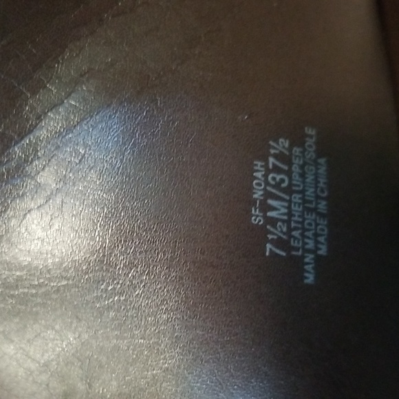 SAKS 5th Avenue brown leather riding boots - Picture 7 of 10